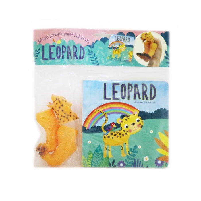 Animal Finger Puppet Book - Leopard