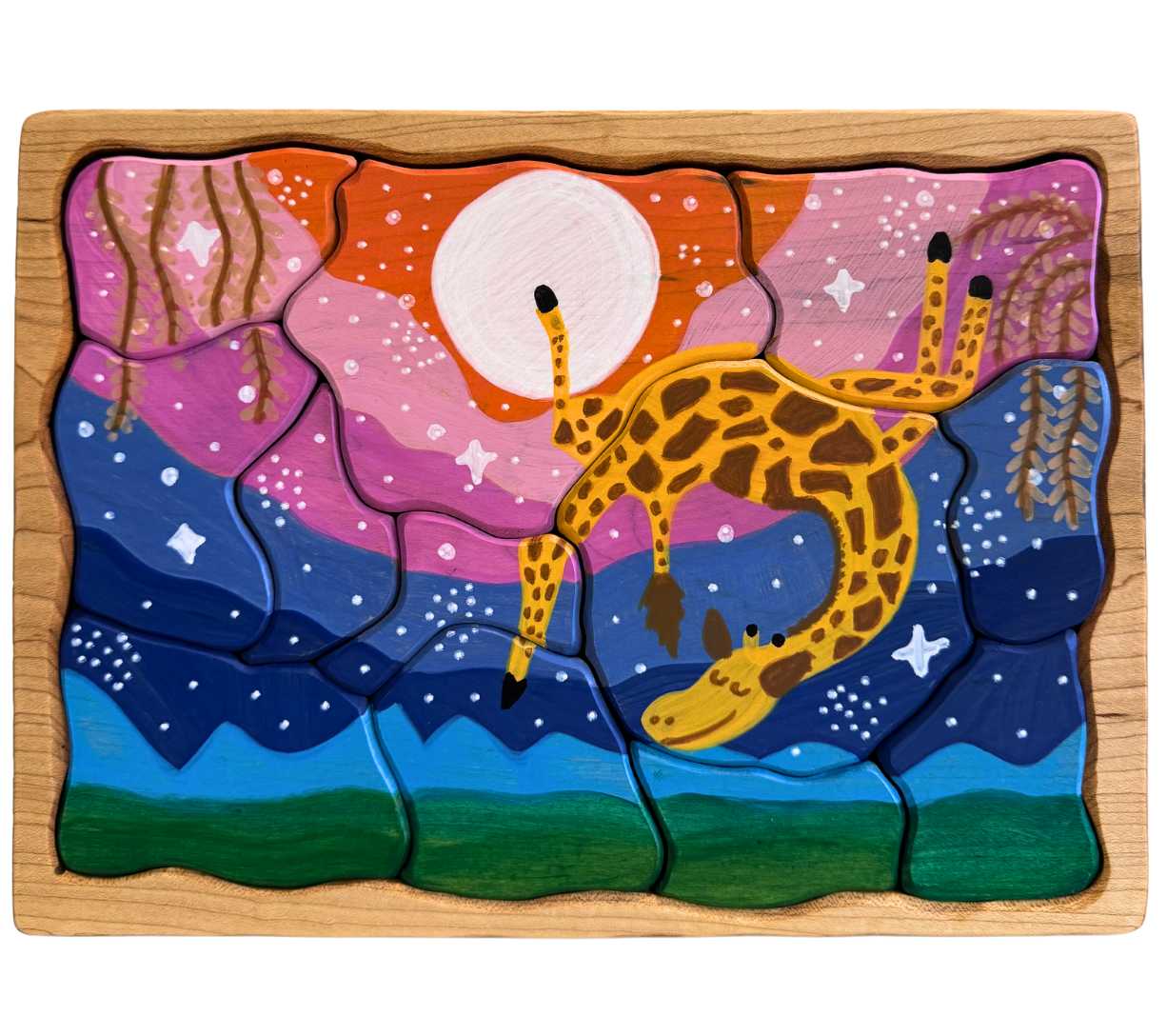 لغز "الزرافات لا تستطيع الرقص" المصنوع يدويًا