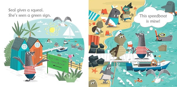 Usborne Phonics - Seal at the Wheel