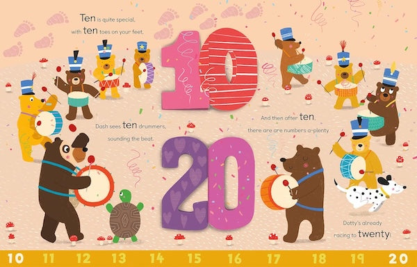 Dotty and Dash's 1, 2, 3 (A Pop-Up Counting Book)