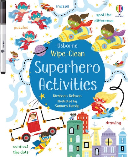 Wipe-Clean Superhero Activities