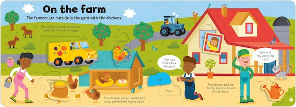 Let’s Learn & Play! Farm (Book & Puzzle Pieces)