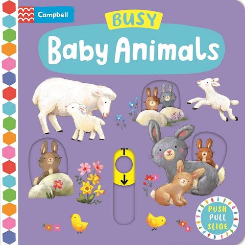 Push, Pull, Slide - Busy Baby Animals