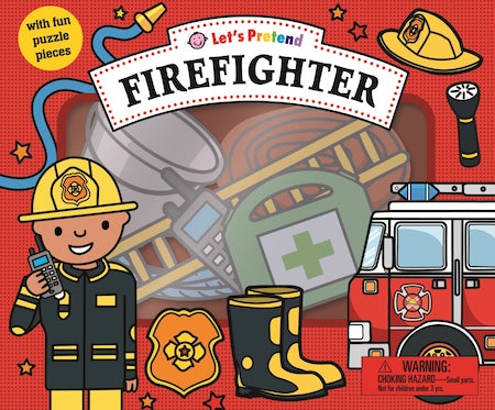 Let's Pretend - Firefighter (Book & Puzzle Pieces)