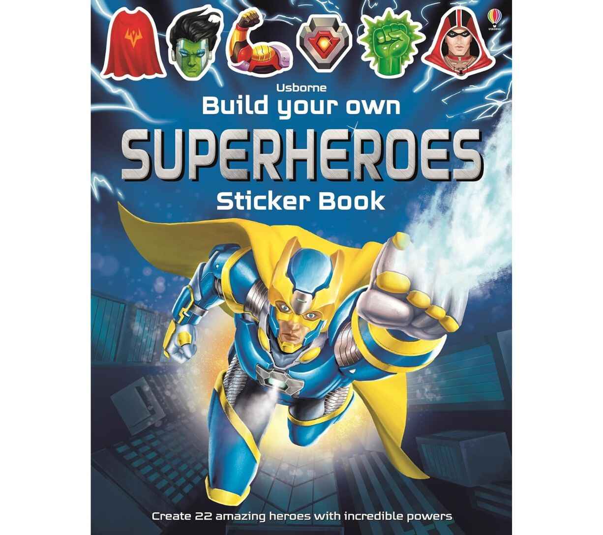Build Your Own Superheroes Sticker Book