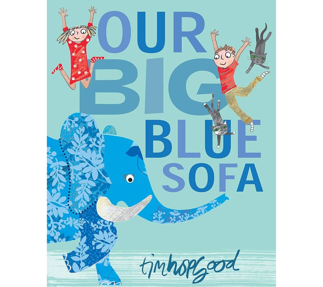 Our Big Blue Sofa