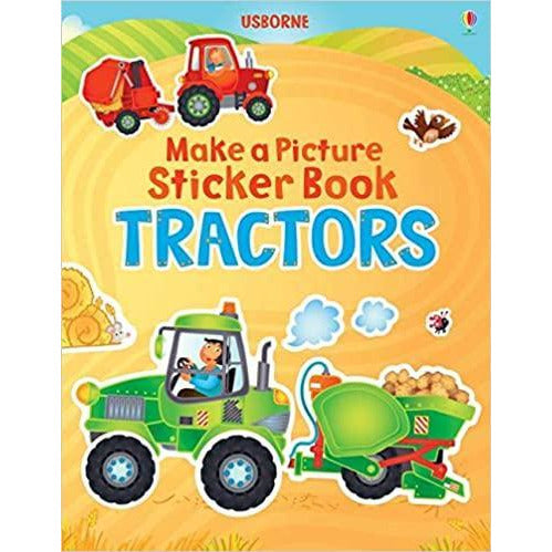Make a Picture Sticker Book: Tractors