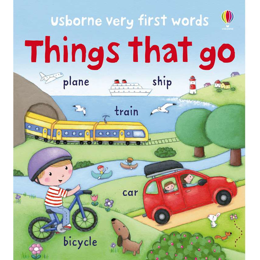 Usborne Very First Words - Things That Go (Small Board Book)