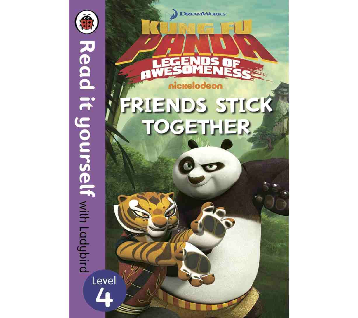 اقرأها بنفسك مع ليدي بيرد - كونغ فو باندا: الأصدقاء يلتصقون ببعضهم البعض (المستوى 4)