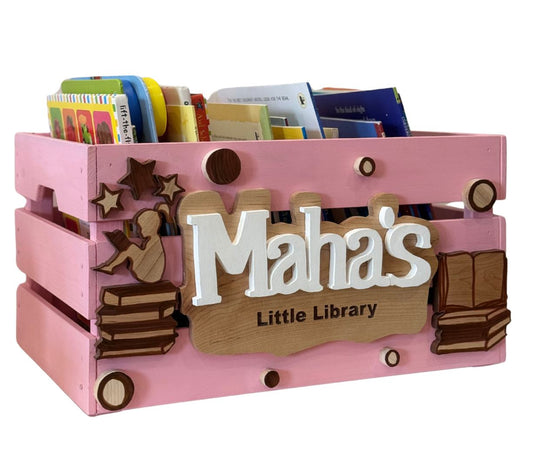 Little Library – Personalised Book Crate