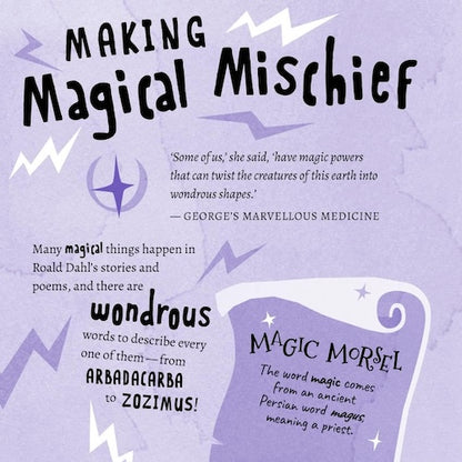 Roald Dahl Words of Magical Mischief