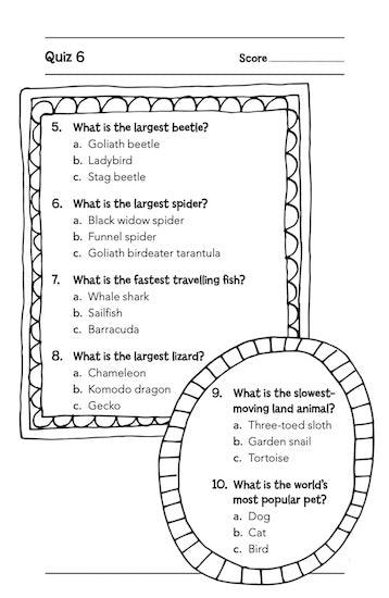 Quiz Book for Clever Kids