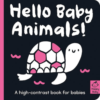 Hello Baby Animals! (A high-contrast book for babies)