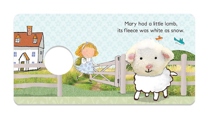Mary Had A Little Lamb (Finger Puppet Nursery Rhyme Board Book with La ...