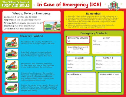 The Children's Book of First Aid Skills (With In Case of Emergency Chart and Stickers)