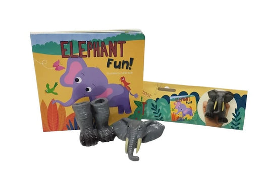 Animal Finger Puppet Book - Elephant Fun