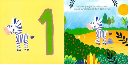 Animal Finger Puppet Book - Zebra & Friends