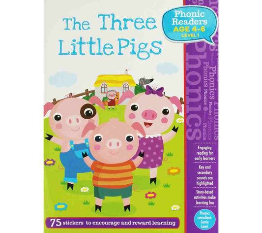 Phonic Readers - The Three Little Pigs (Level 1)