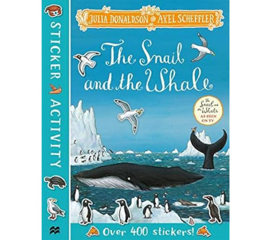 كتاب ملصقات الحلزون والحوت