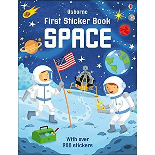 أول كتاب ملصقات: الفضاء