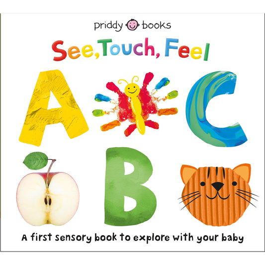 See, Touch, Feel: ABC (Board Book)
